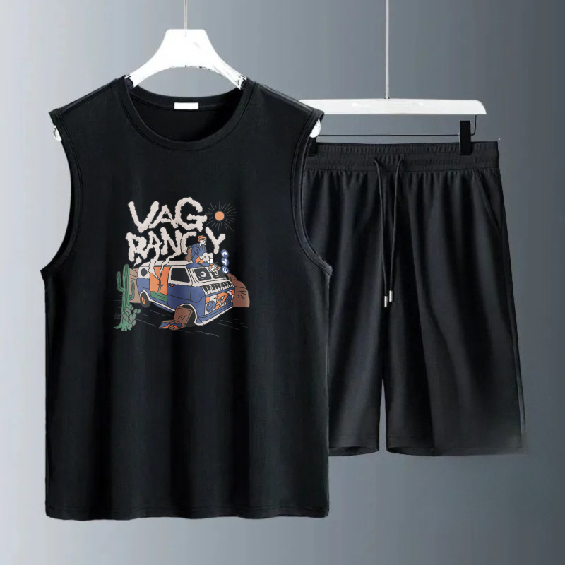 Summer Clothing Usa - 남성용 탱크탑 세트 2026 여름 빠른