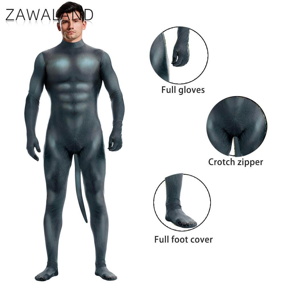 Summer Vacation Clothing Men - Zawaland 할로윈 동물 코스튬 꼬리 코스프레