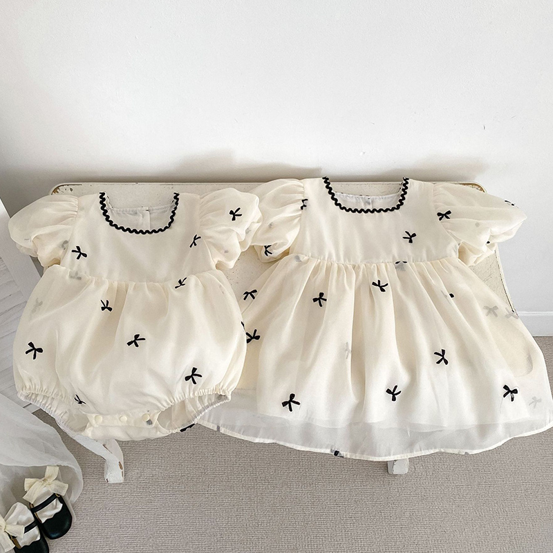Summer Dresses Yours Clothing - 키즈 자매 의류 여름 아기 소녀