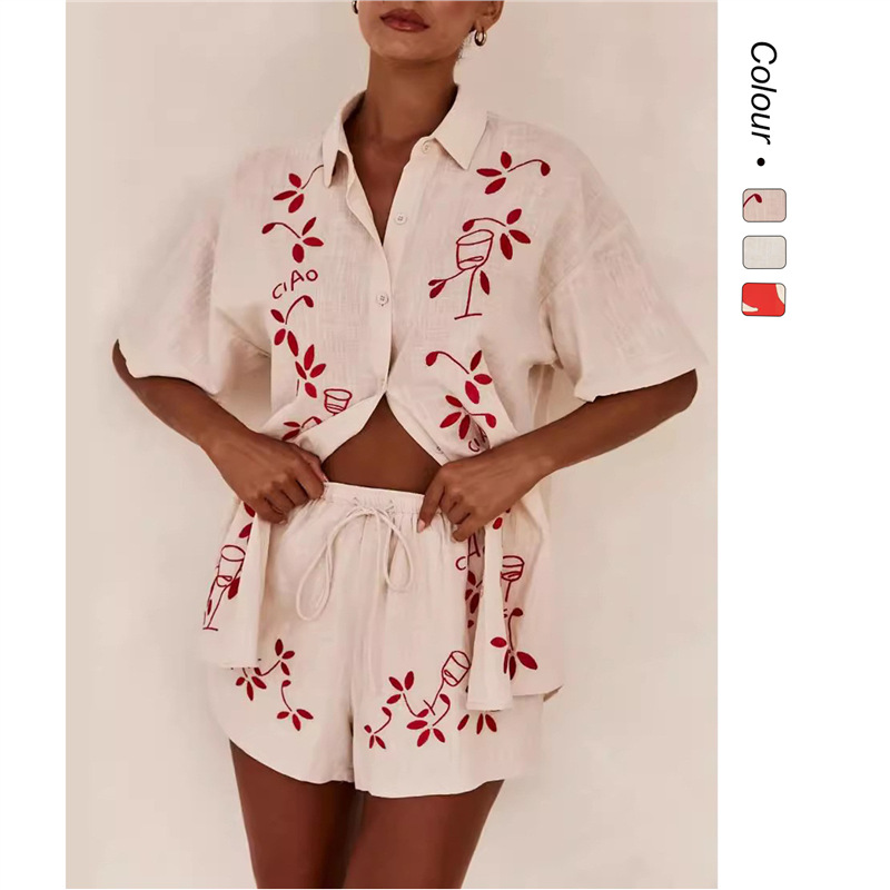 Summer Clothing Italy - 25 봄 여름 신상 3D 자수