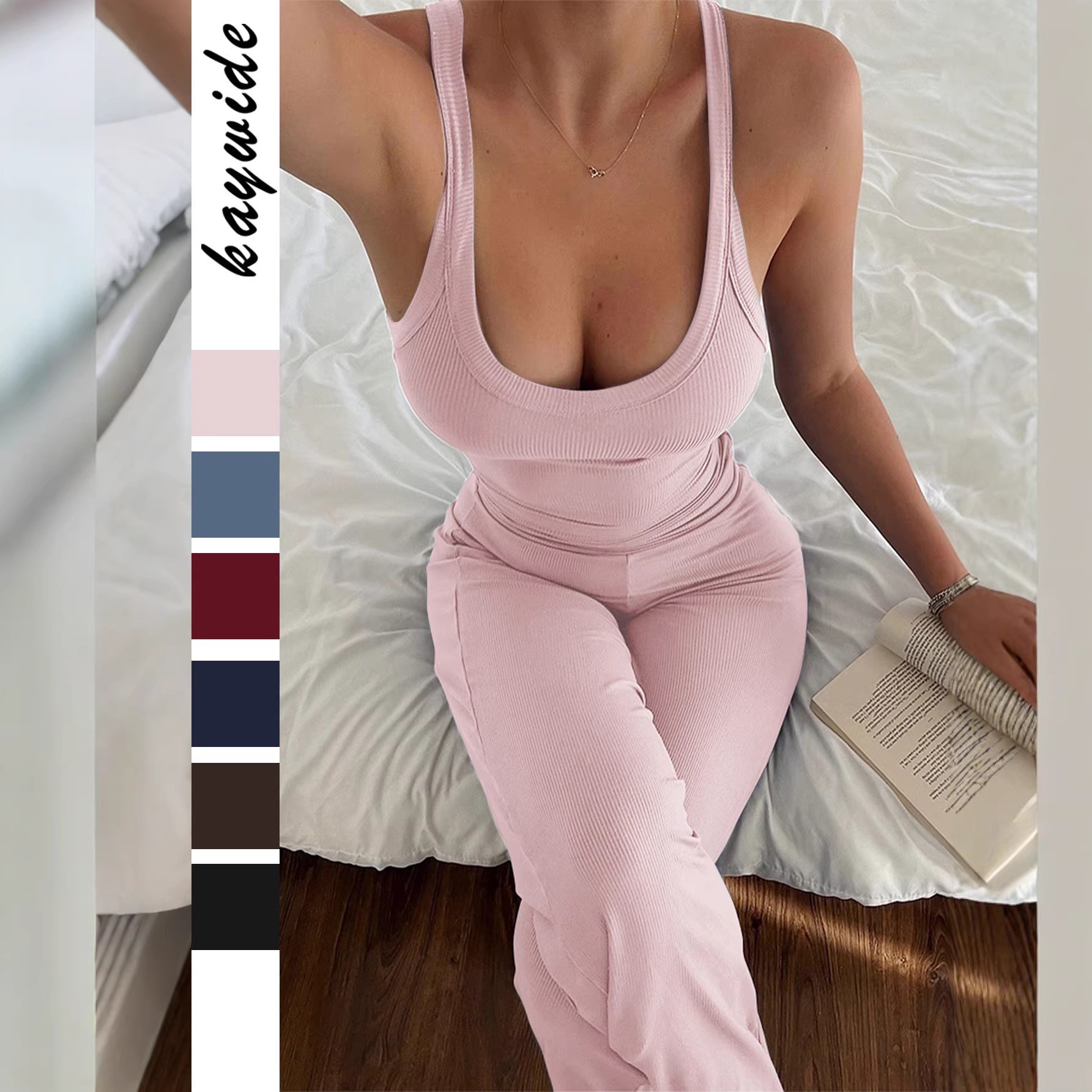 Summer Clothing Usa - 봄 여름 여성 의류 스포티 민소매