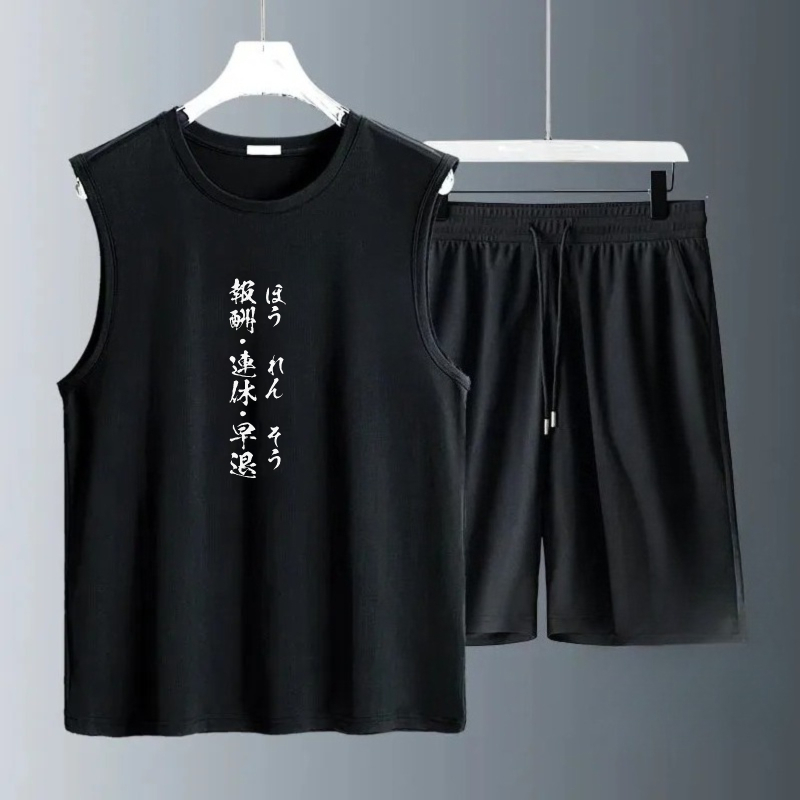 Summer Clothing Usa - 남성용 탱크탑 세트 2026 여름 빠른
