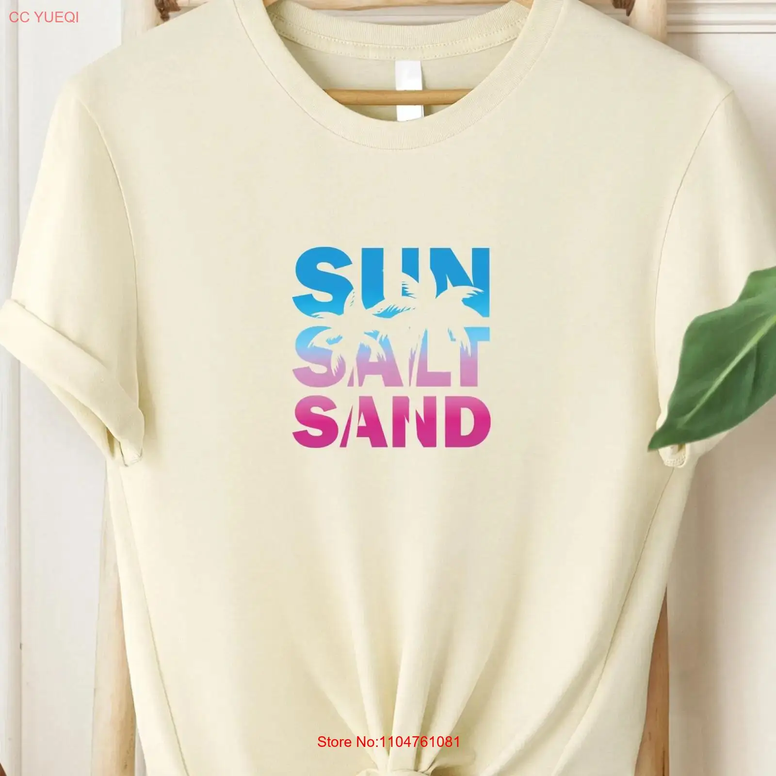 Summer Vacation Clothing Men - Sun Salt Sand 티셔츠 레트로 여름