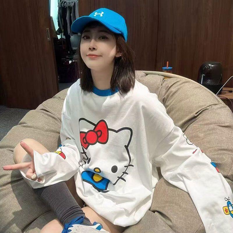 Summer Clothing Usa - 긴팔 헬로 키티 여름 새 스타일