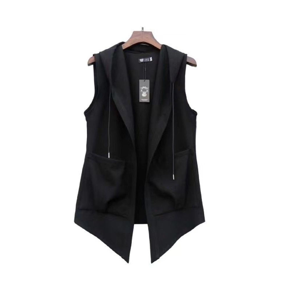 Summer Clothing Trends For Men 2026 - XS-5XL 남성 포켓 후드 조끼 봄