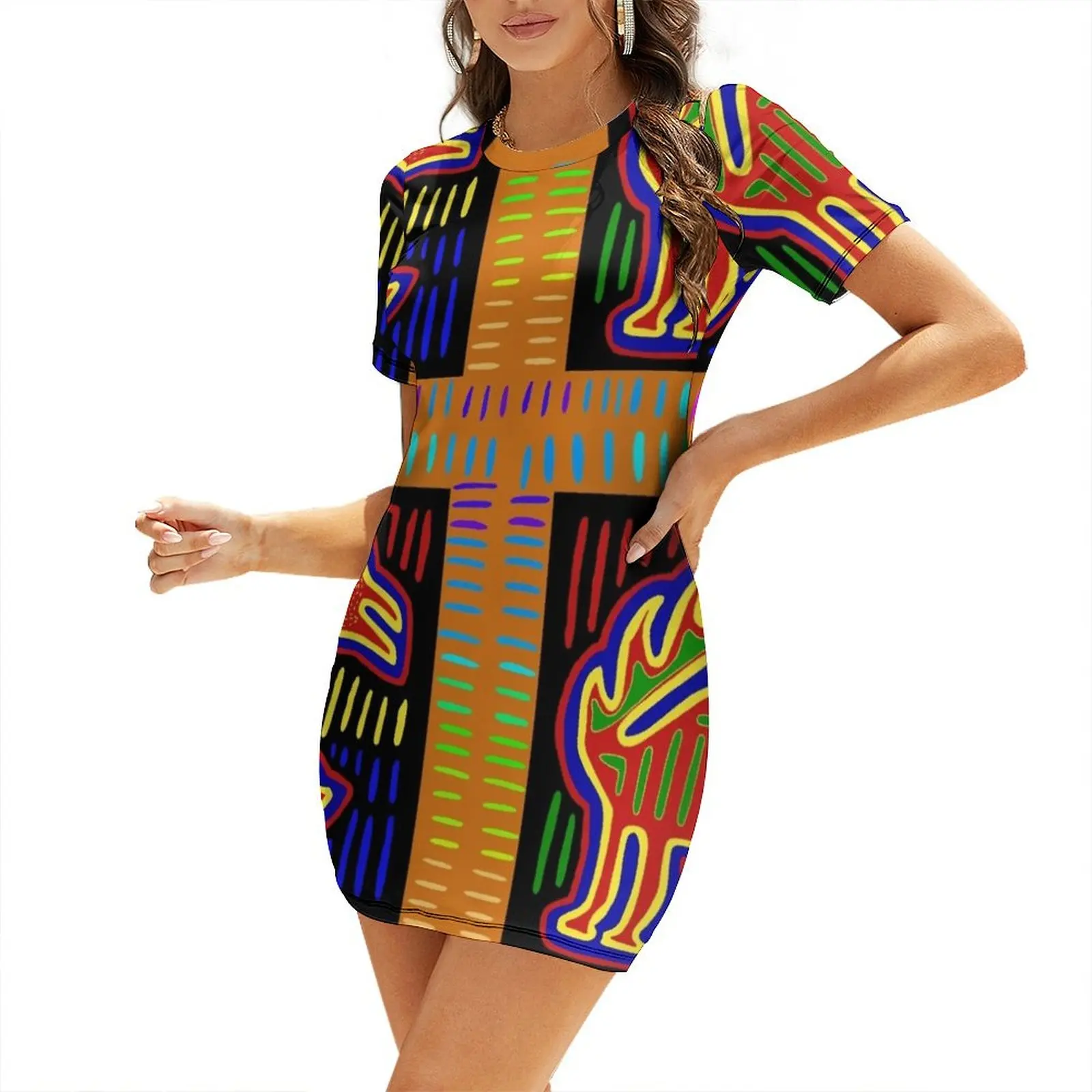 Summer Clothing Trends For Women 2026 - 쿠나 인디언 카발로 반팔 드레스 드레스