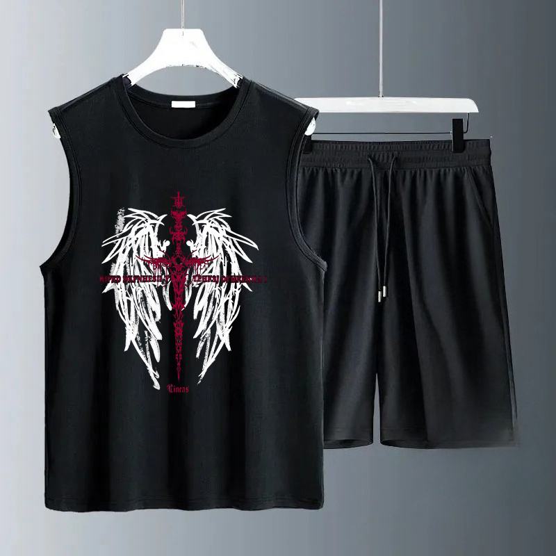 Summer Clothing Usa - 남성용 탱크탑 세트 2026 여름 빠른