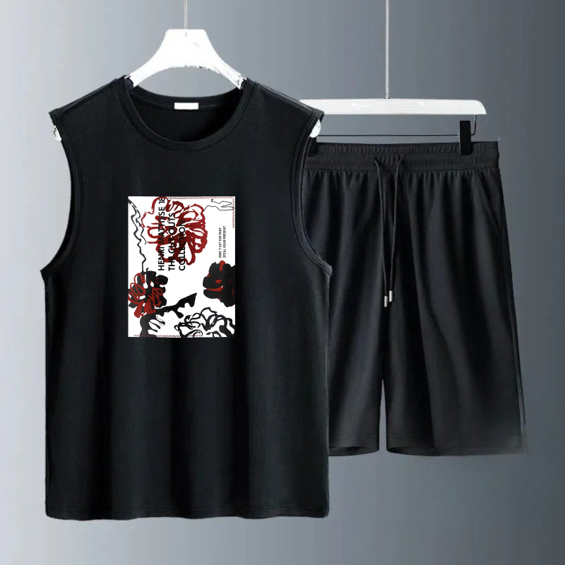 Summer Clothing Usa - 남성용 탱크탑 세트 2026 여름 빠른