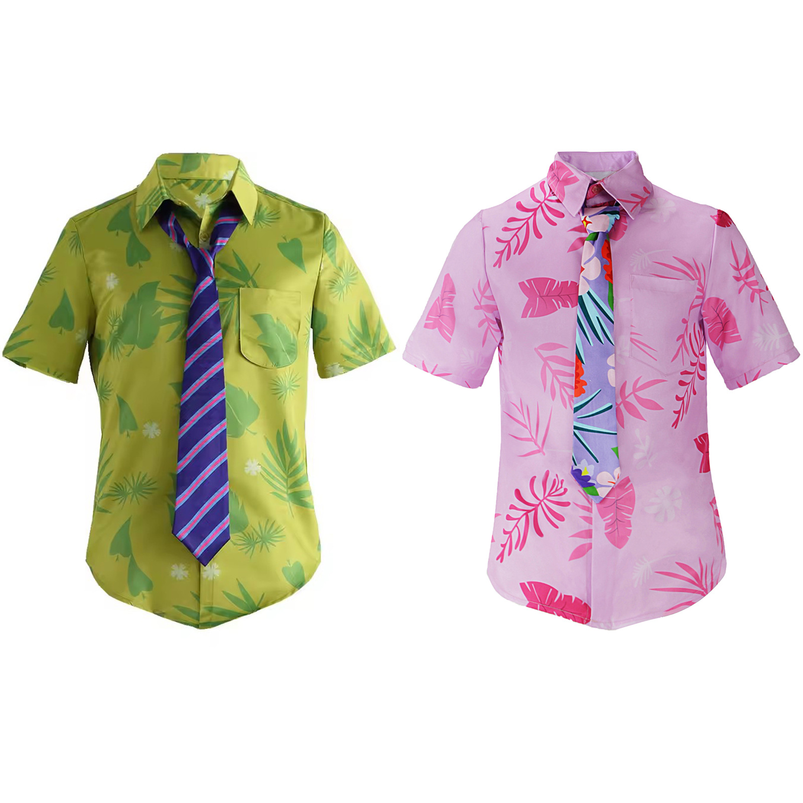 Beach Shirt Hawaiian - 남성용 뮤지컬 기타 프린트가 있는 하와이안