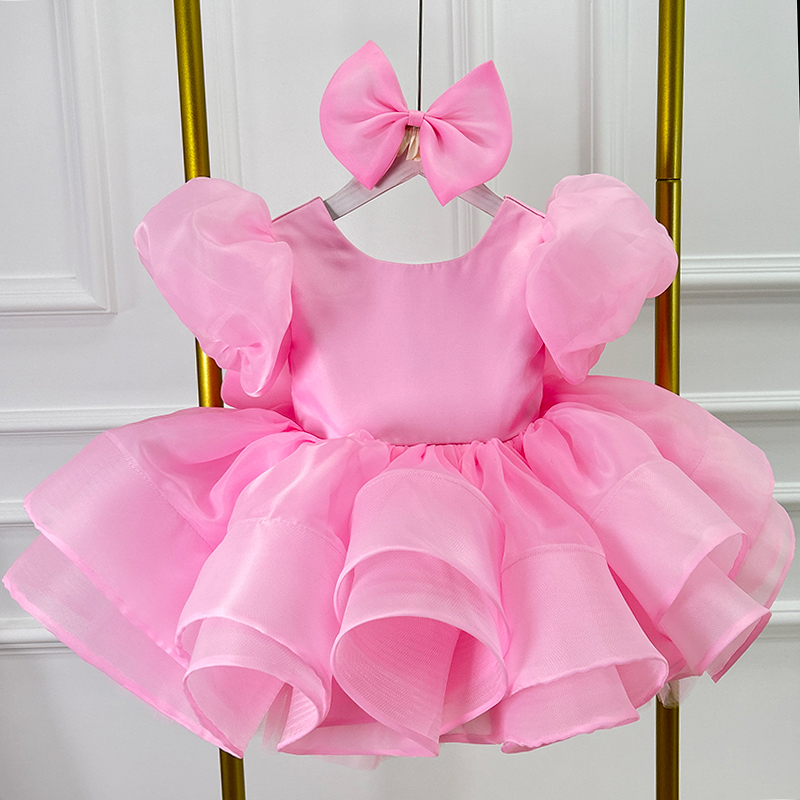 Summer Dresses Yours Clothing - 새로운 새틴 럭셔리 소녀 드레스 로즈