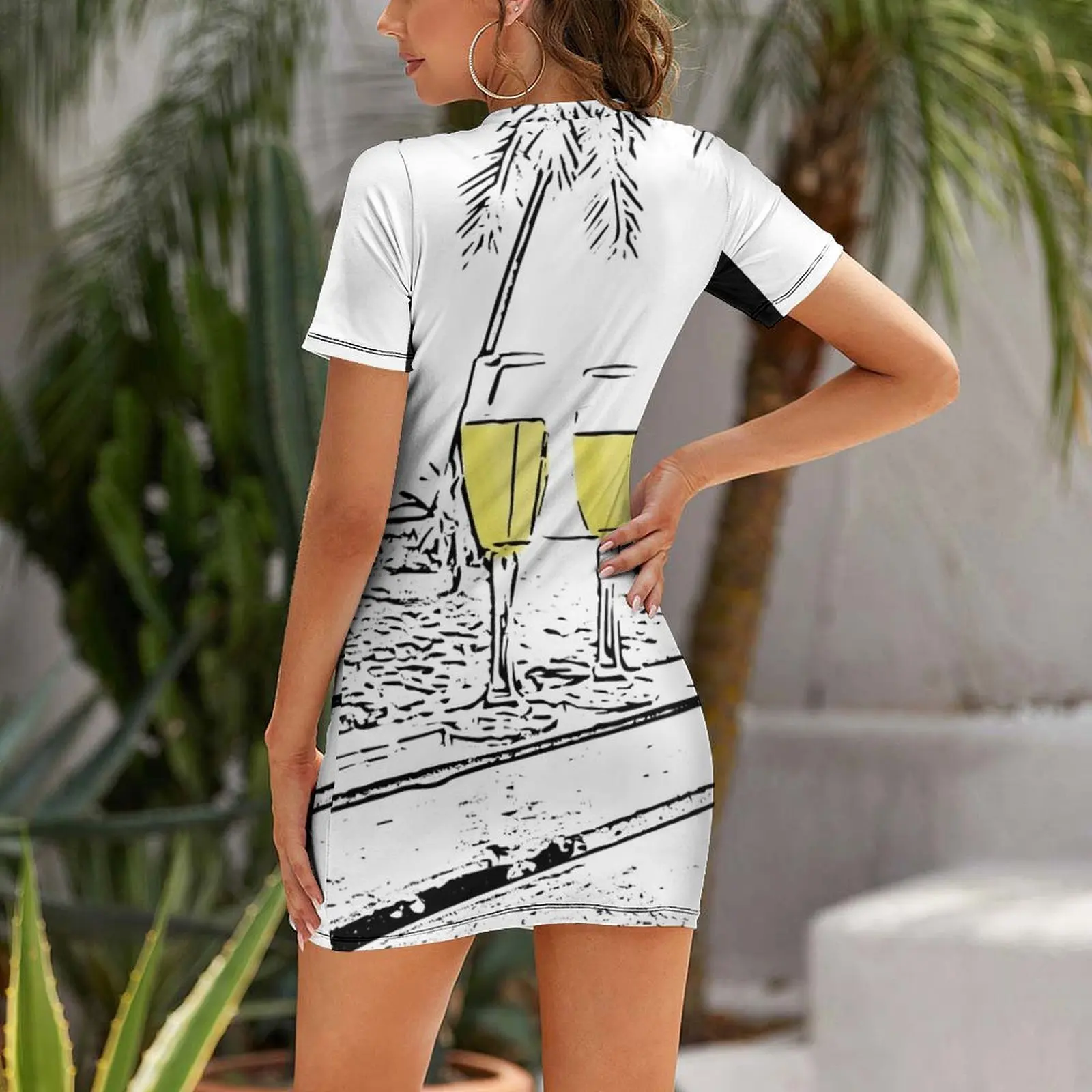 와인잔 모양 반팔 드레스 여름 원피스 여성 2026 드 - Summer Clothing Trends For Women 2026 리뷰 및 가격
