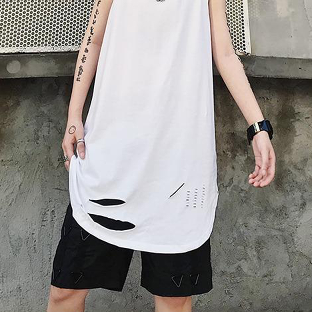 남성용 다크 립드 통기성 탱크탑 여름 스트릿웨어 패션  - Summer Clothing Trends For Men 2026 리뷰 및 가격