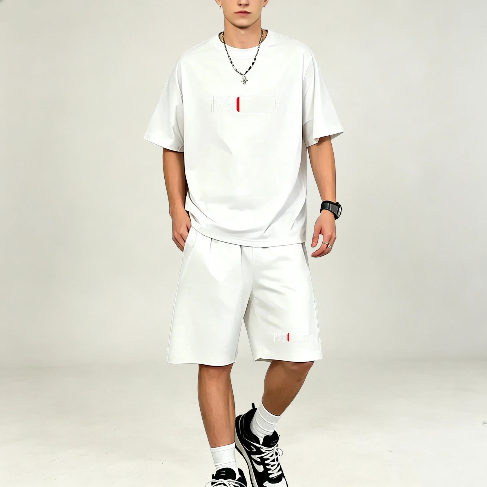 뜨거운 판매 남성 티셔츠 세트 빠른 건조 O 넥 프린트 - Summer Clothing For Young Men 리뷰 및 가격