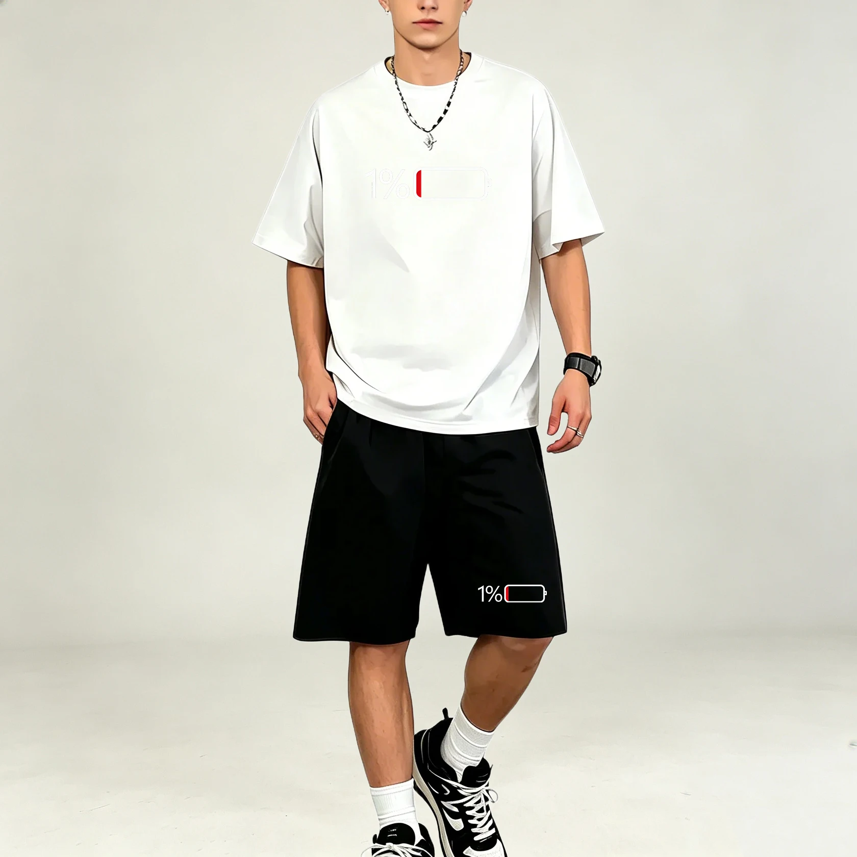 뜨거운 판매 남성 티셔츠 세트 빠른 건조 O 넥 프린트 - Summer Clothing For Young Men 리뷰 및 가격