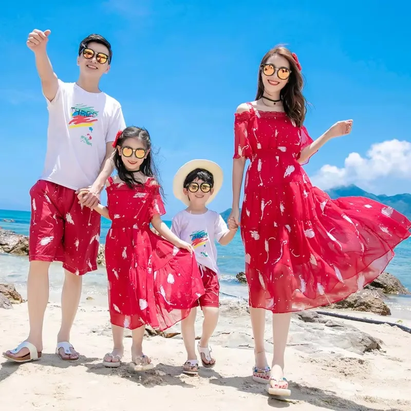 휴일 휴가 봐 가족 일치하는 의류 해변 딸과 엄마 드레 - Summer Dresses Yours Clothing 리뷰 및 가격