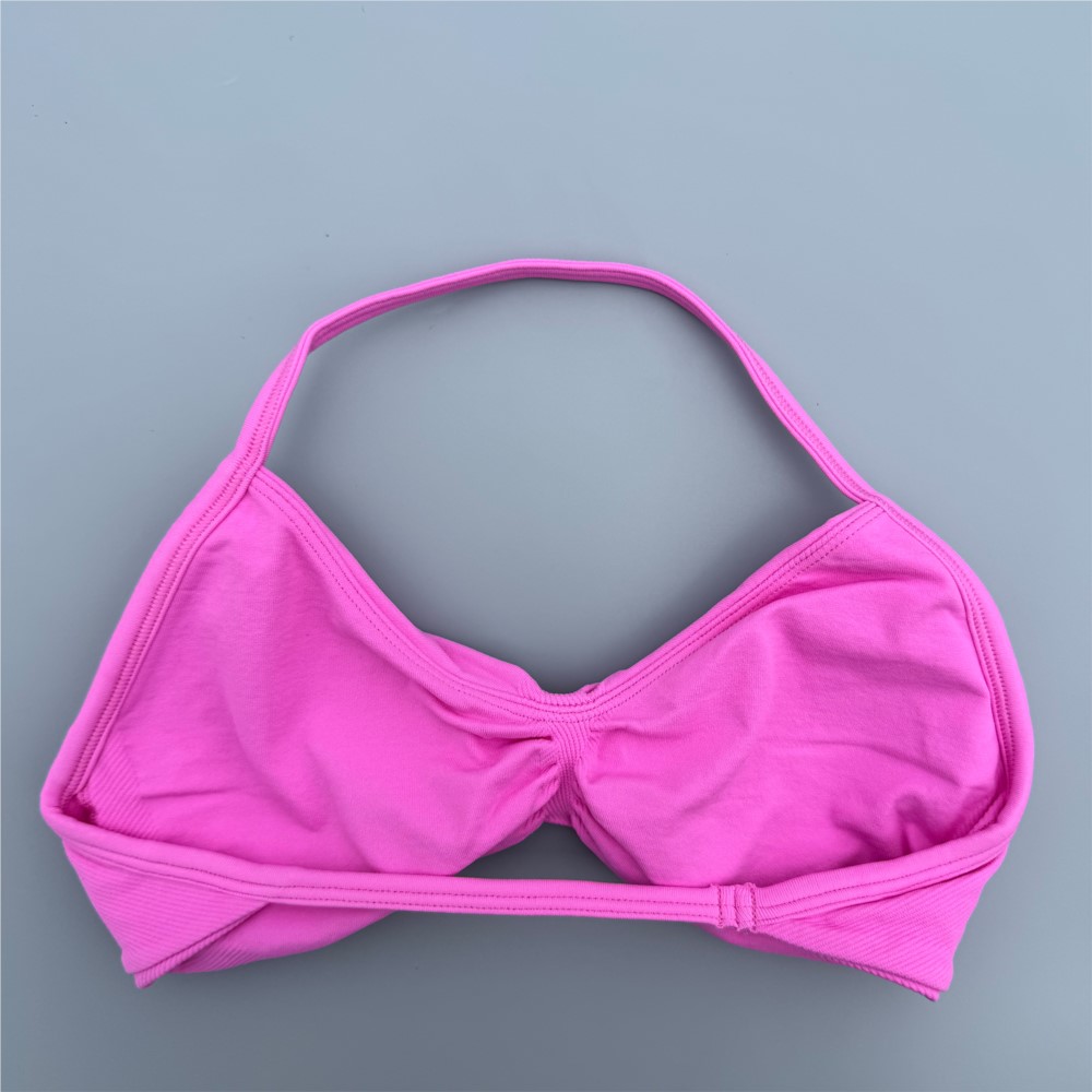 스트랩 브라 짐 탑 여성용 하이 서포트 푸쉬업 얇은 스 - Halter Neck Top 리뷰 및 가격