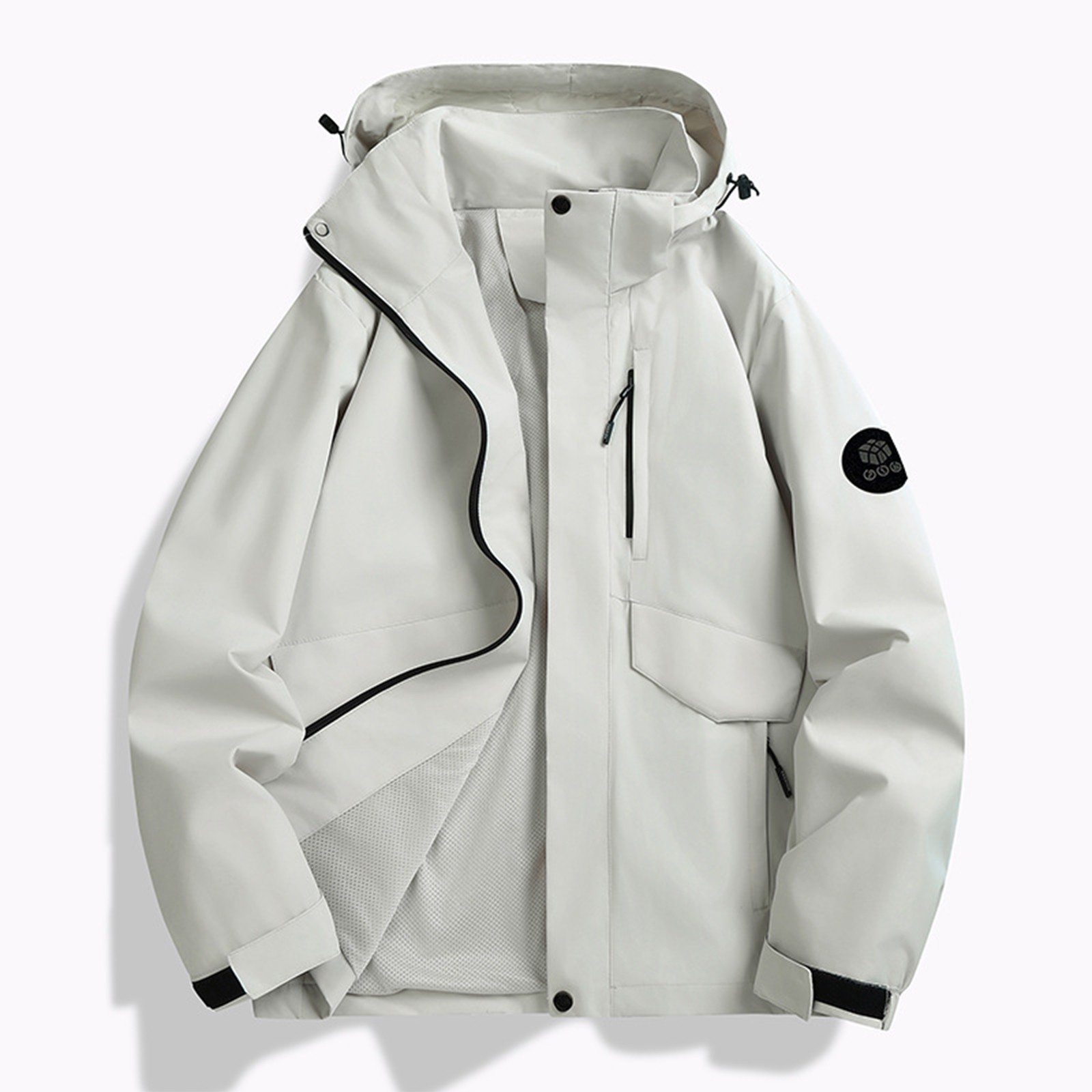 여성용 경량 하이킹 재킷 솔리드 컬러 긴 소매 느슨한  - Summer Rain Clothing 리뷰 및 가격