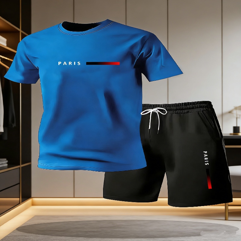 2026년 인기 남성 캐주얼 티셔츠 반바지 투피스 세트 - Summer Clothing For Young Men 리뷰 및 가격