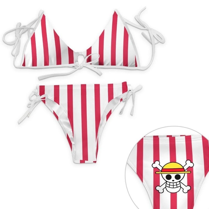 애니메이션 원피스 루피 수영복 캐릭터 수트 3D 여름  - Japan Summer Festival Clothing 리뷰 및 가격