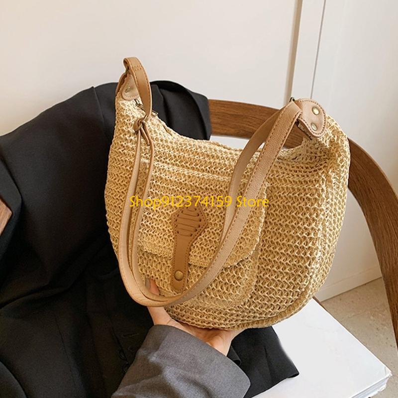 G5AE 여성 밀짚 비치 백 심플 크로스 바디 백 우븐 - Beach Bag Straw 리뷰 및 가격