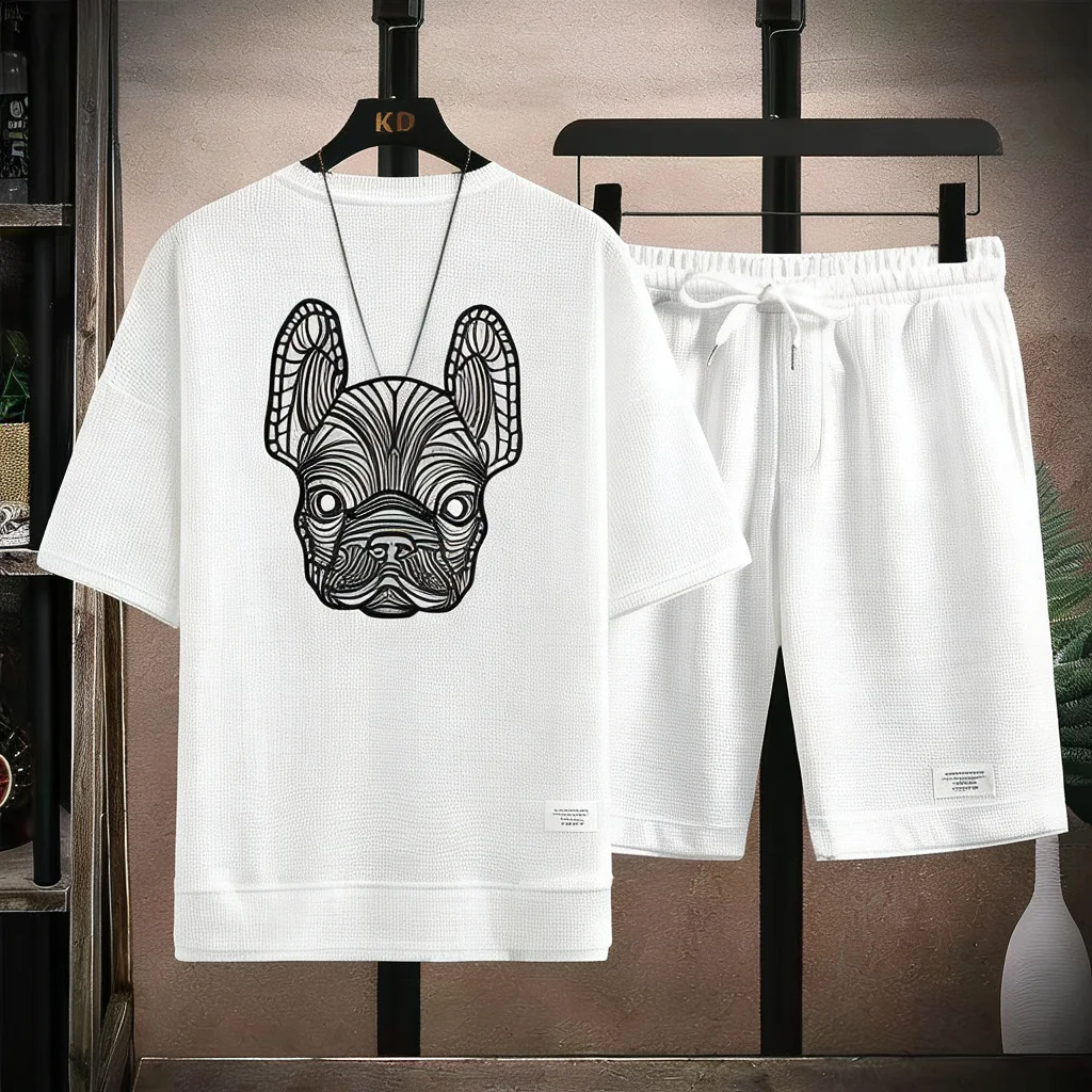 여름 남성용 속건 캐주얼 반팔 티셔츠 및 반바지 세트  - Summer Clothing For Young Men 리뷰 및 가격