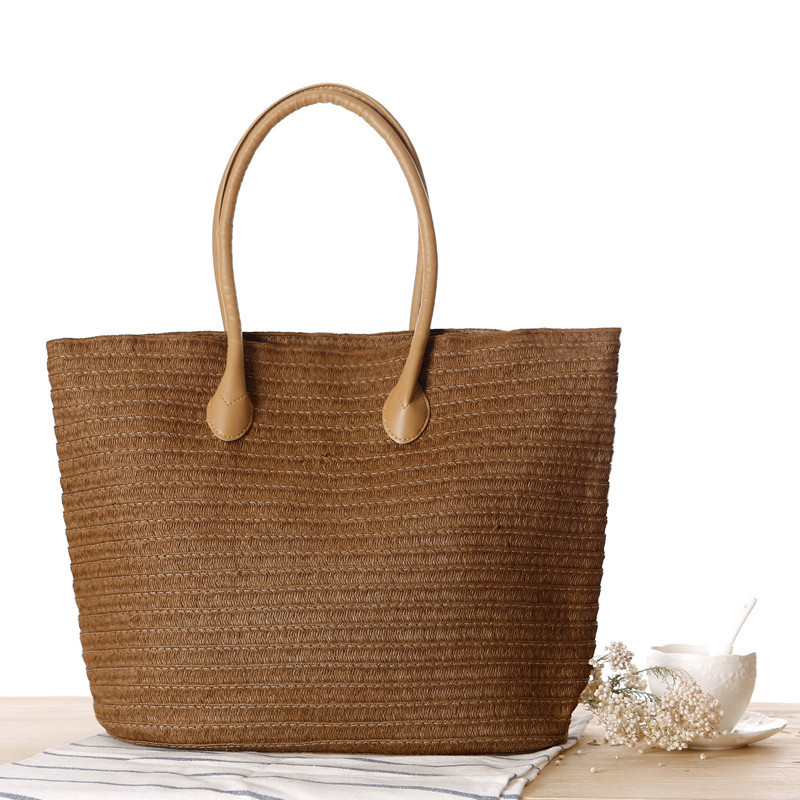 여성용 여름 여행 핸드메이드 가방, 해변 직조 여성용  - Beach Bag Straw 리뷰 및 가격