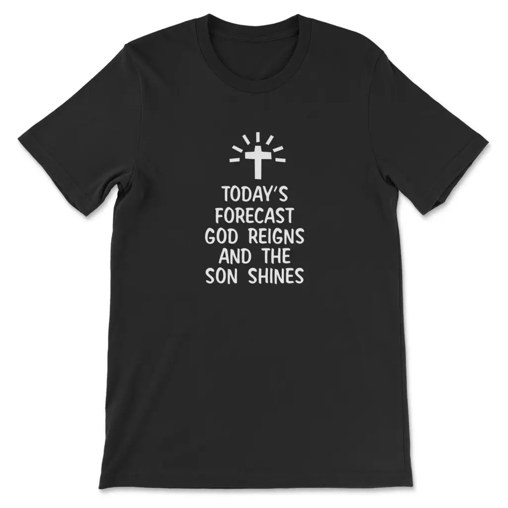 오늘의 예보 God Reigns 티셔츠 남성 및 여성  - Summer Reign Clothing 리뷰 및 가격