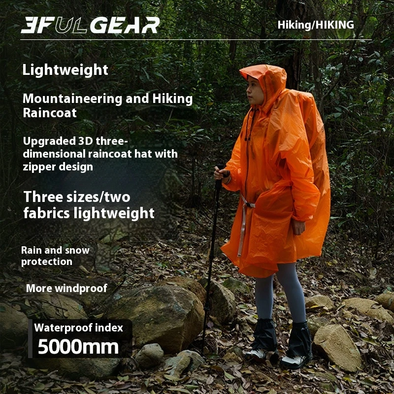 3F UL GEAR 지퍼 레인코트 15D 나일론/210 - Summer Rain Clothing 리뷰 및 가격