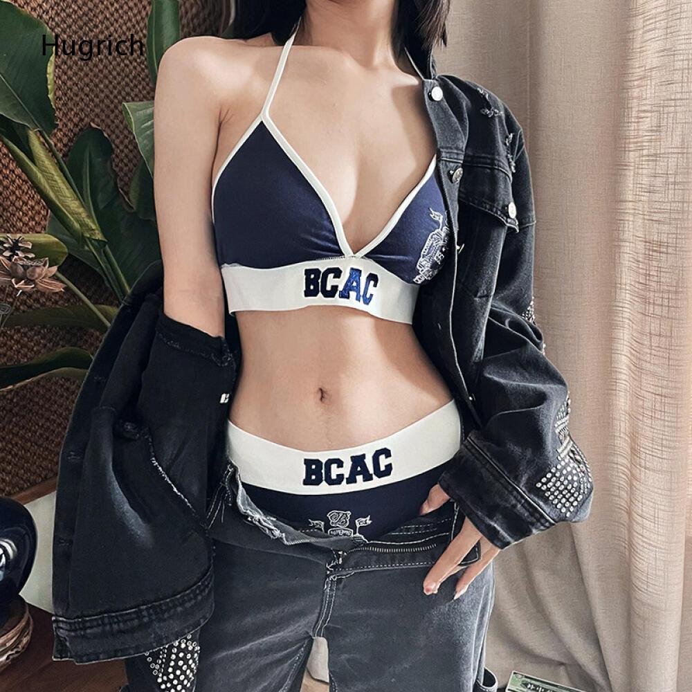 여성용 대학생 스타일 투피스 수영복, 홀터넥 V넥 비키 - Halter Neck Top 리뷰 및 가격