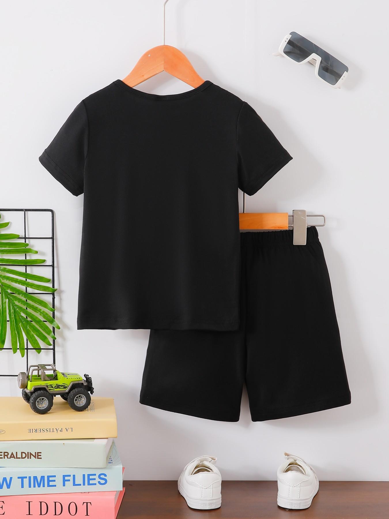 소년용 장난기 가득한 공룡 운전차 프린트 편안한 의류  - Summer Clothing Drive 리뷰 및 가격
