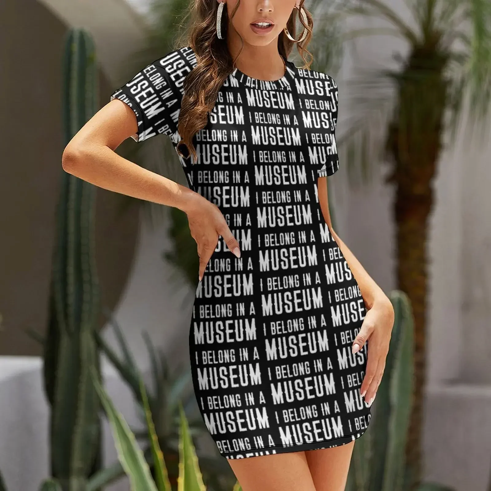 나는 박물관에 속한다 반팔 드레스 미적 감각의 의류 드 - Summer Clothing Trends For Women 2026 리뷰 및 가격