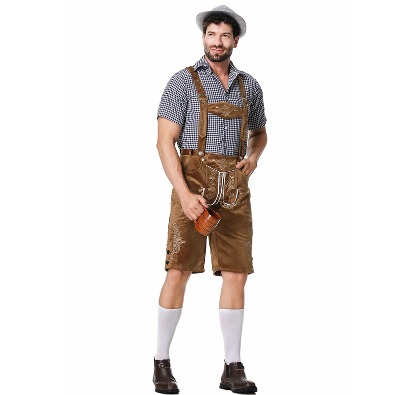 가이 옥토버 페스트 전통 Lederhosen 의상 펍  - Summer Vacation Clothing Men 리뷰 및 가격