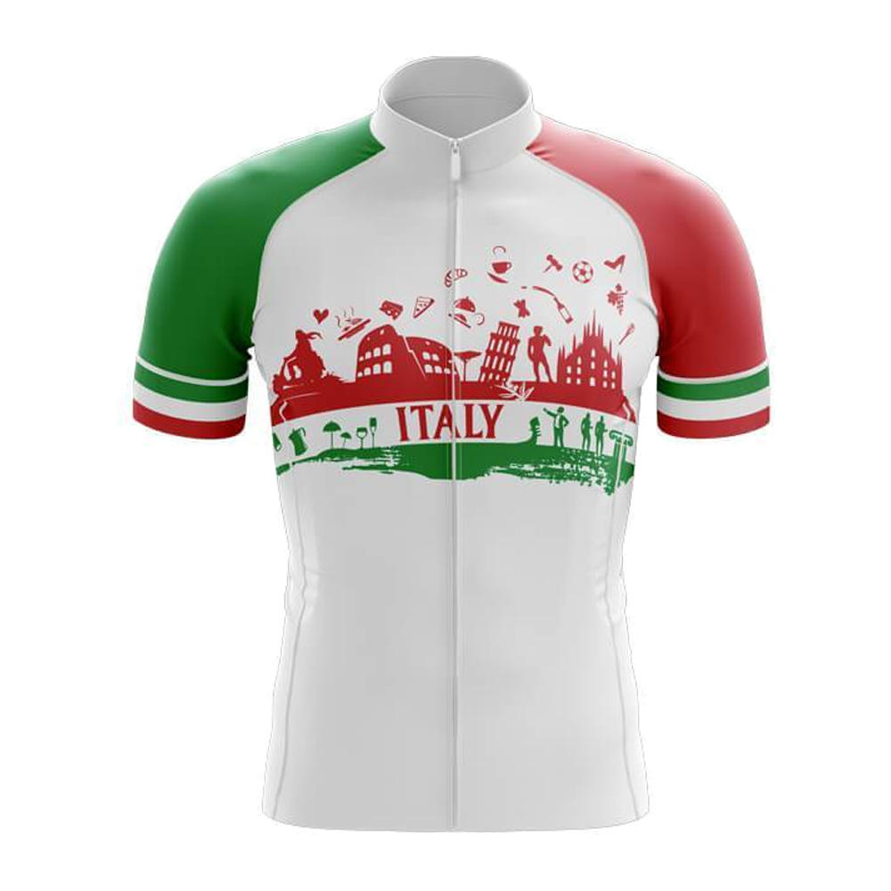 남성용 이탈리아 사이클링 저지 세트 반팔 산악 자전거  - Summer Clothing Italy 리뷰 및 가격