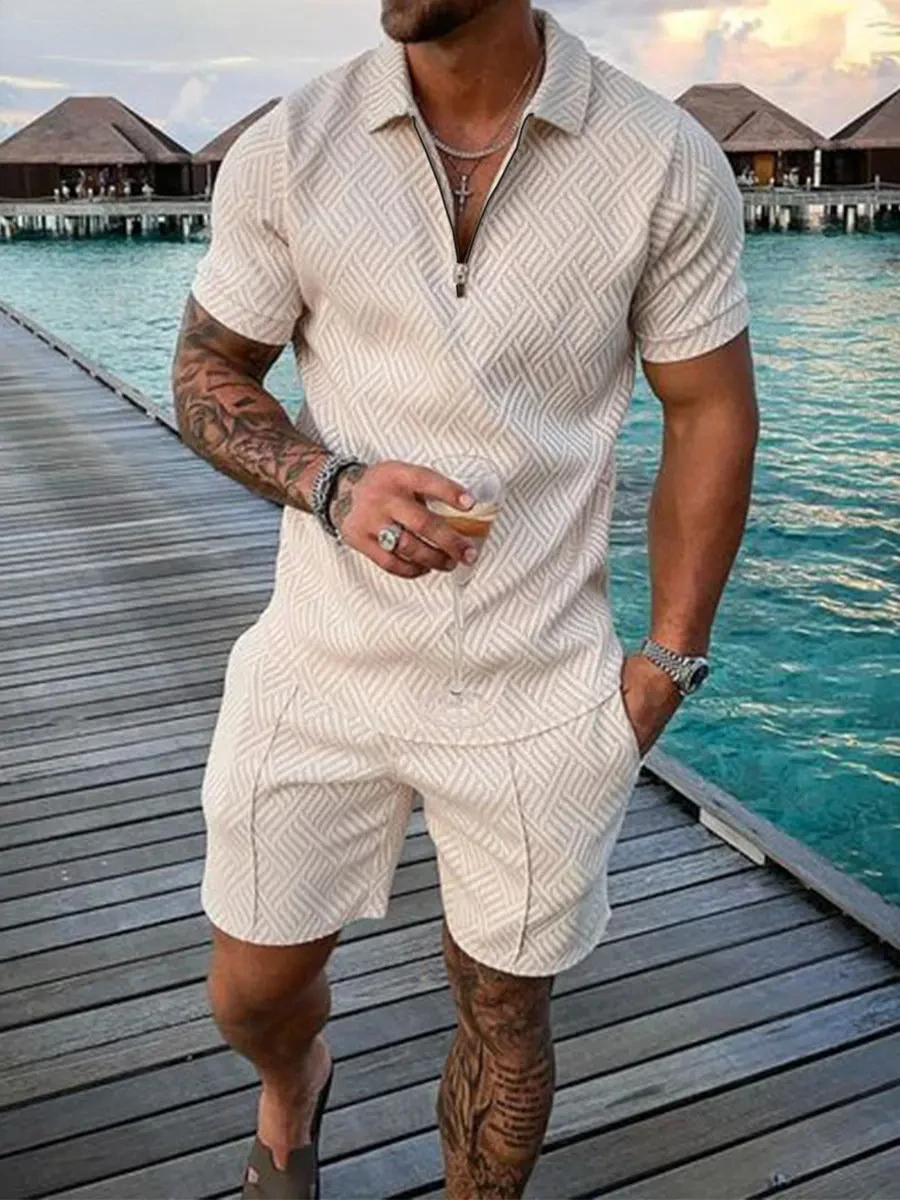 2026 신상 여름 남성 정장 트렌드 3D 프린팅 지퍼 - Summer Clothing Trends For Men 2026 리뷰 및 가격