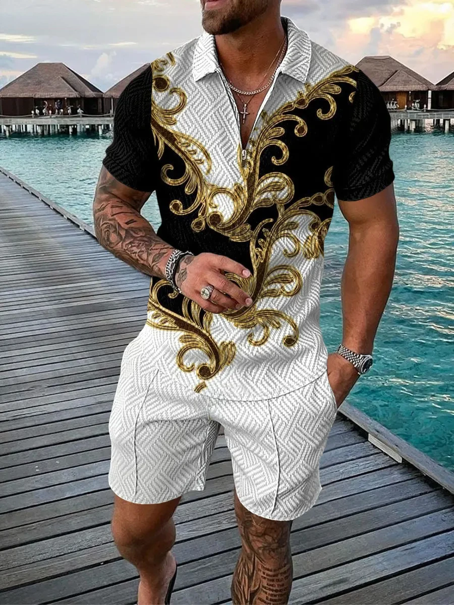 2026 신상 여름 남성 정장 트렌드 3D 프린팅 지퍼 - Summer Clothing Trends For Men 2026 리뷰 및 가격