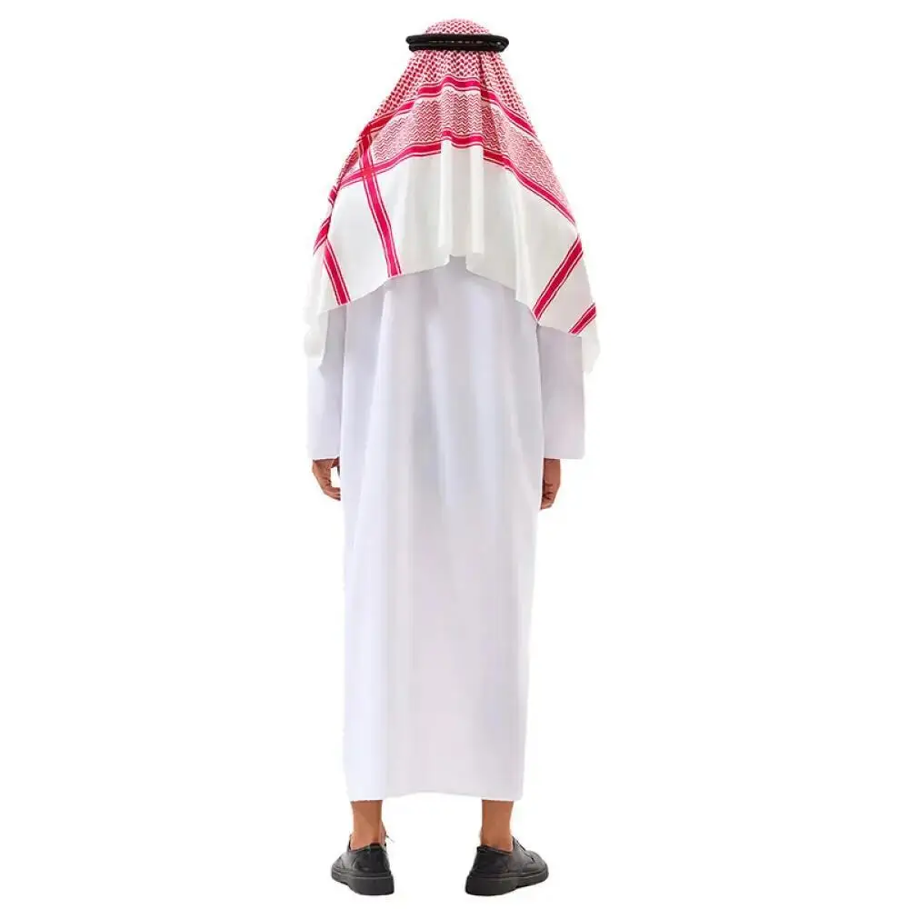 아라비아 두바이 의상 UAE 시에크 코스프레 흰색 로브 - Summer Vacation Clothing Men 리뷰 및 가격