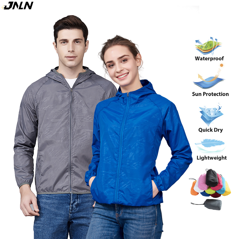 JNLN 남여 하이킹 자켓 남성 여성 방수 빠른 건조  - Summer Rain Clothing 리뷰 및 가격