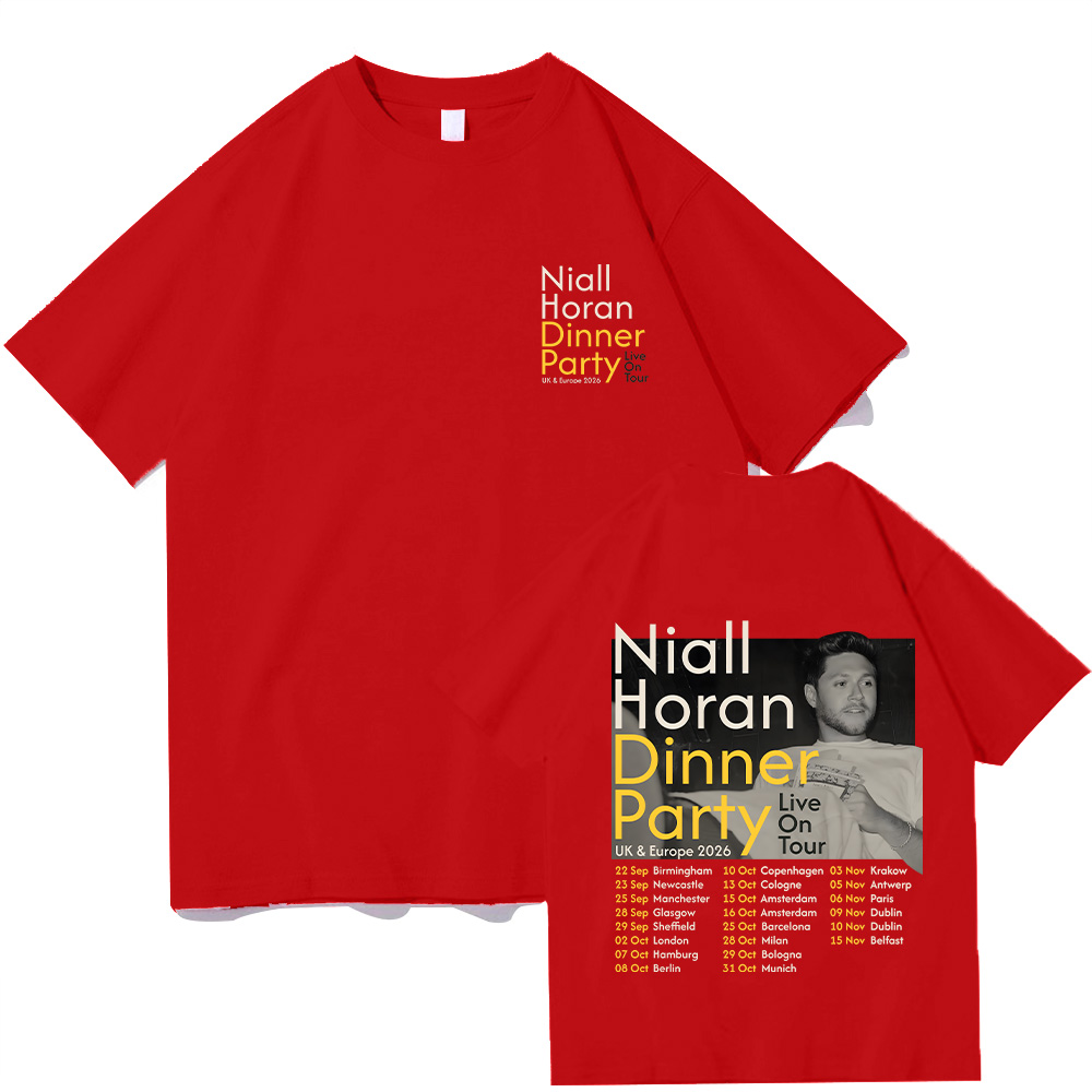 Niall Horan 디너 파티 2026 투어 티셔츠  - Summer Clothing Trends For Men 2026 리뷰 및 가격