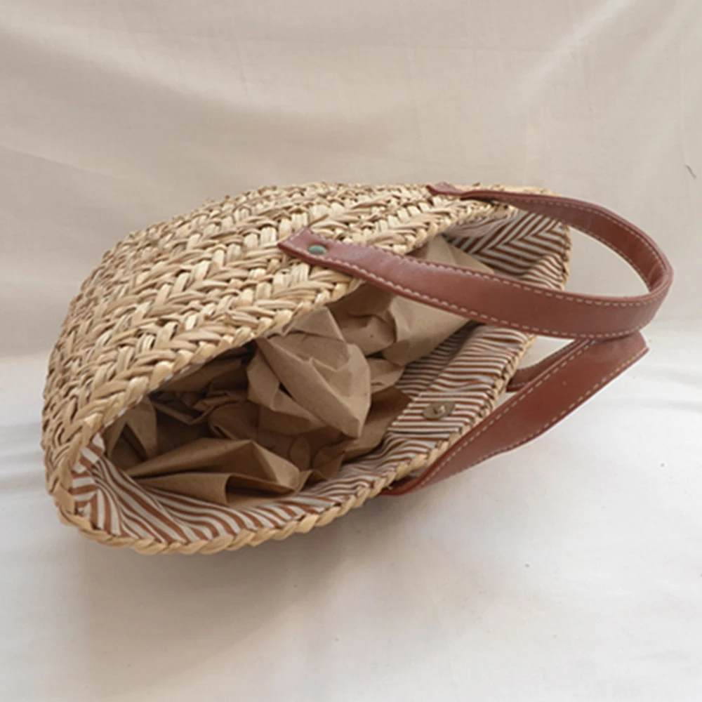 여성을위한 보헤미안 밀짚 등나무 가방 디자이너 짠 가방 - Beach Bag Straw 리뷰 및 가격