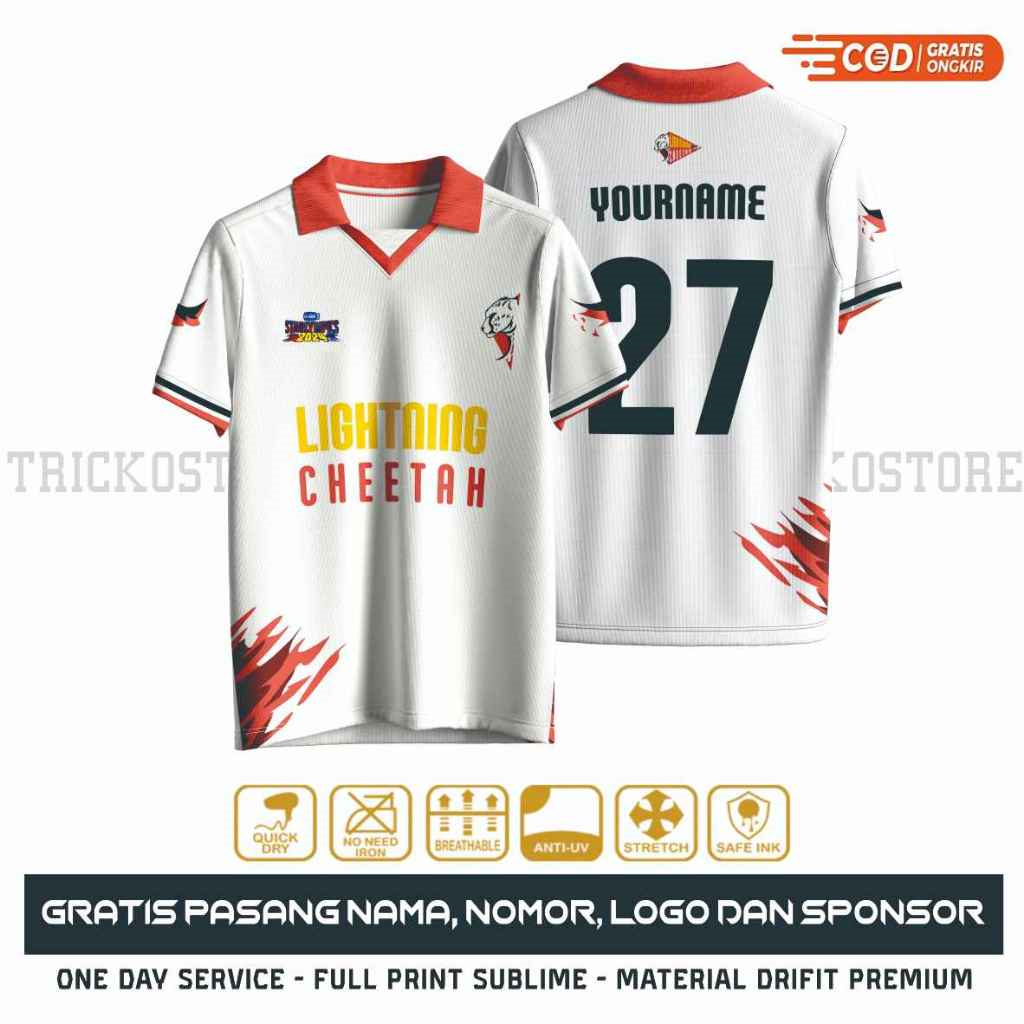 GMMTV LIGHTNING CHEETAH JERSEY - Summer Clothing Name 리뷰 및 가격